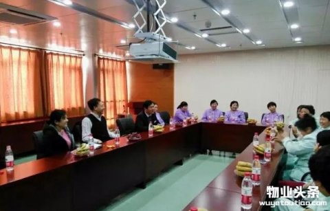 润华物业董事长杨立群到河北分公司走访调研
