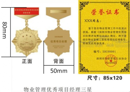 深圳市物业管理优秀项目经理徽章管理办法