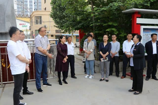 聊城市住建局到丹阳街道参观学习“红色物业”工作经验