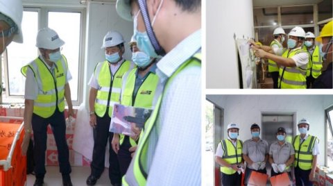 永大电梯高层走访一线项目工作，切实履行安全文化