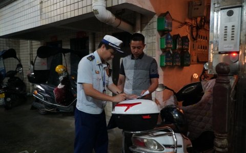 福建福州多部门联合开展电动自行车安全整治行动